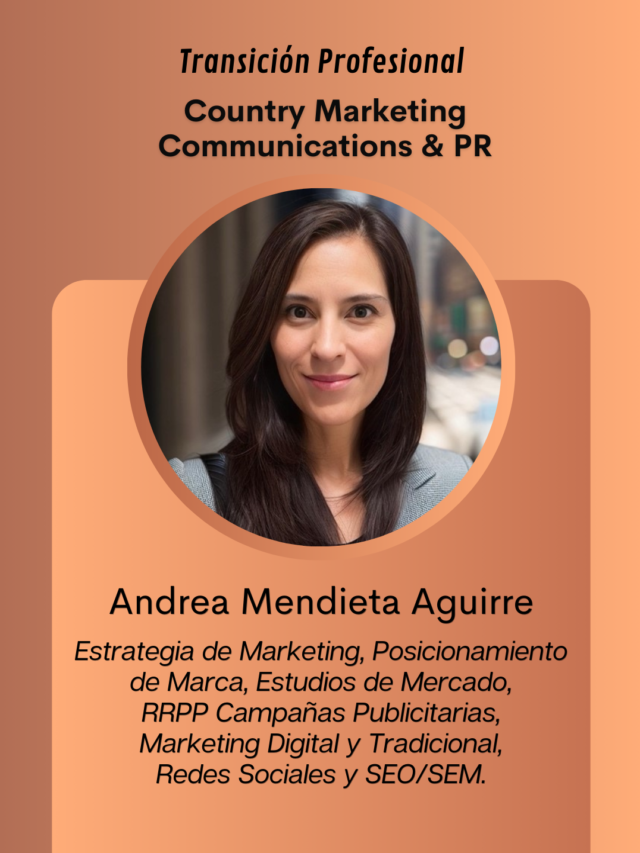 Country Marketing Communications & PR, Andrea Mendieta